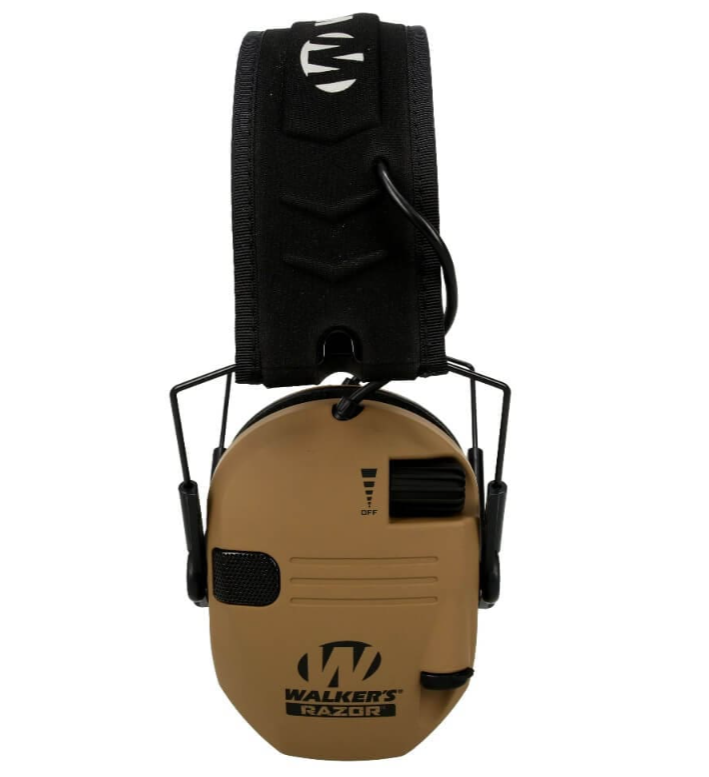 Walkers Razor Slim Electronic Earmuffs [cl:battle Brown]