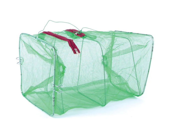 The Net Factory Collapsible Bait Trap Green [model:2" Ring]