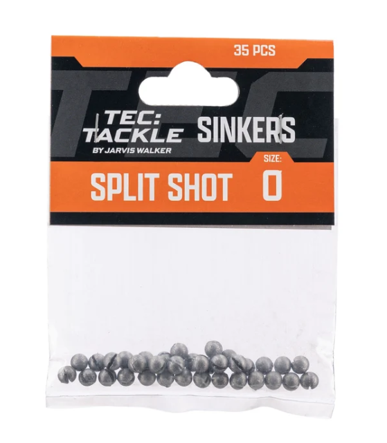 Tec Tackle Split Shot Sinker [wt:s0 Qty:35pk]
