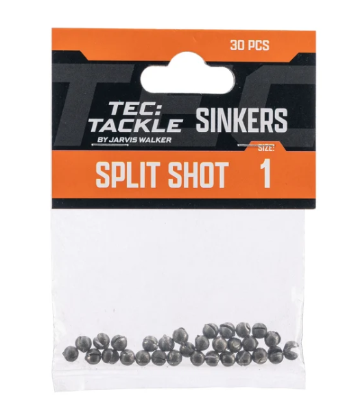 Tec Tackle Split Shot Sinker [wt:s1 Qty:30pk]