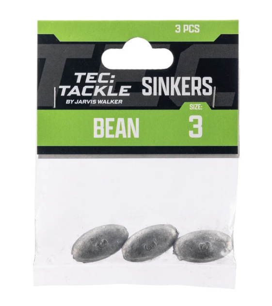 Tec Tackle Bean Sinker [wt:s3 Qty:3pk]