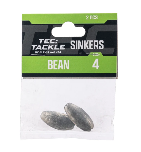 Tec Tackle Bean Sinker [wt:s4 Qty:2pk]