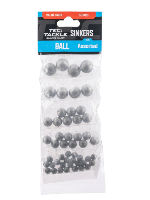 Jarvis Walker Ball Sinkers Value Pack - Assorted