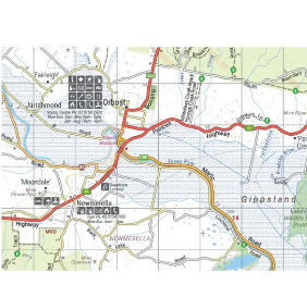 Hema Map - Vic High Country - South Eastern Map 