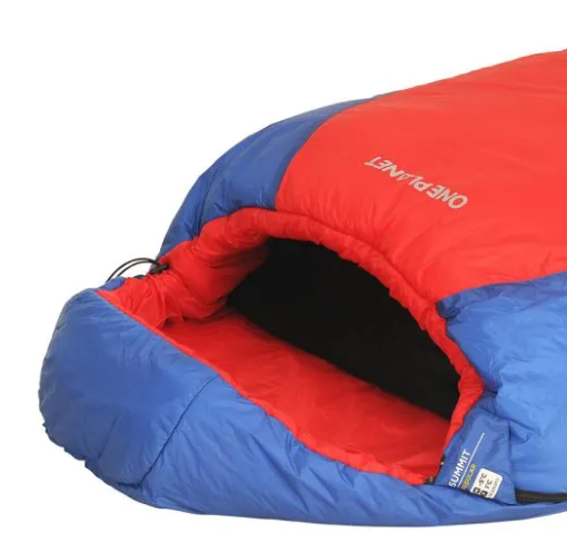 One Planet Summit Sleeping Bag (-5c) [sz:regular Cl:blue/red]