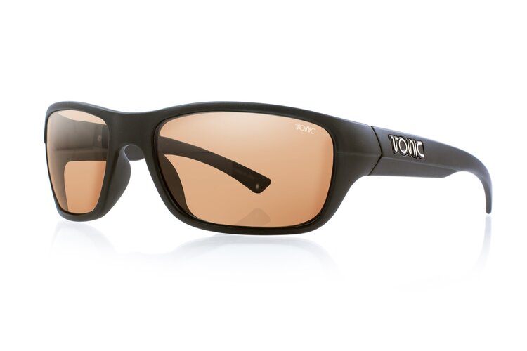 Tonic Rush Sunglasses Matt Black Frame With Neon Copper Lens