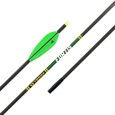 Terra Firma Fortis Fletched Arrows - 12 Pk [sz:400 Spine]
