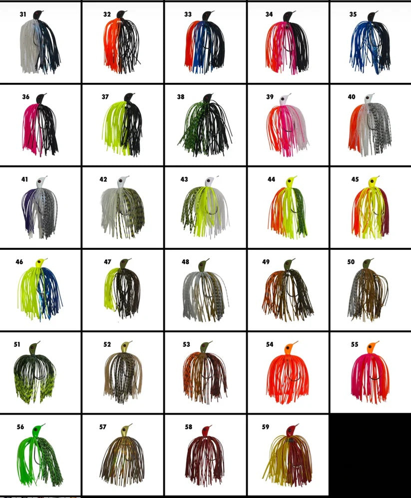 Spinwright 5/8oz Spinnerbait Single Willow Rigged 4" [cl:1]