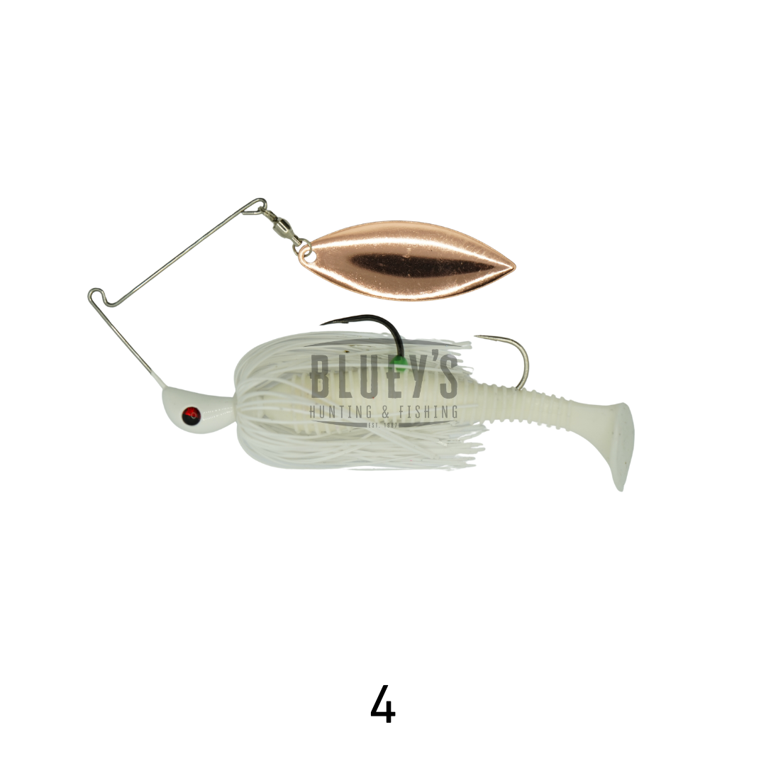 Spinwright 5/8oz Spinnerbait Single Willow Rigged 4" [cl:4]