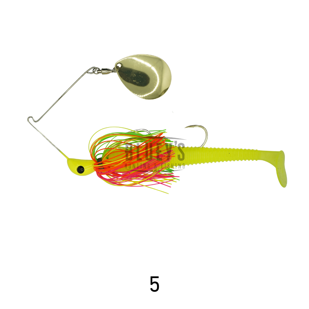 Spinwright 1oz Spinnerbait Single Colorado Rigged 6" [cl:5]