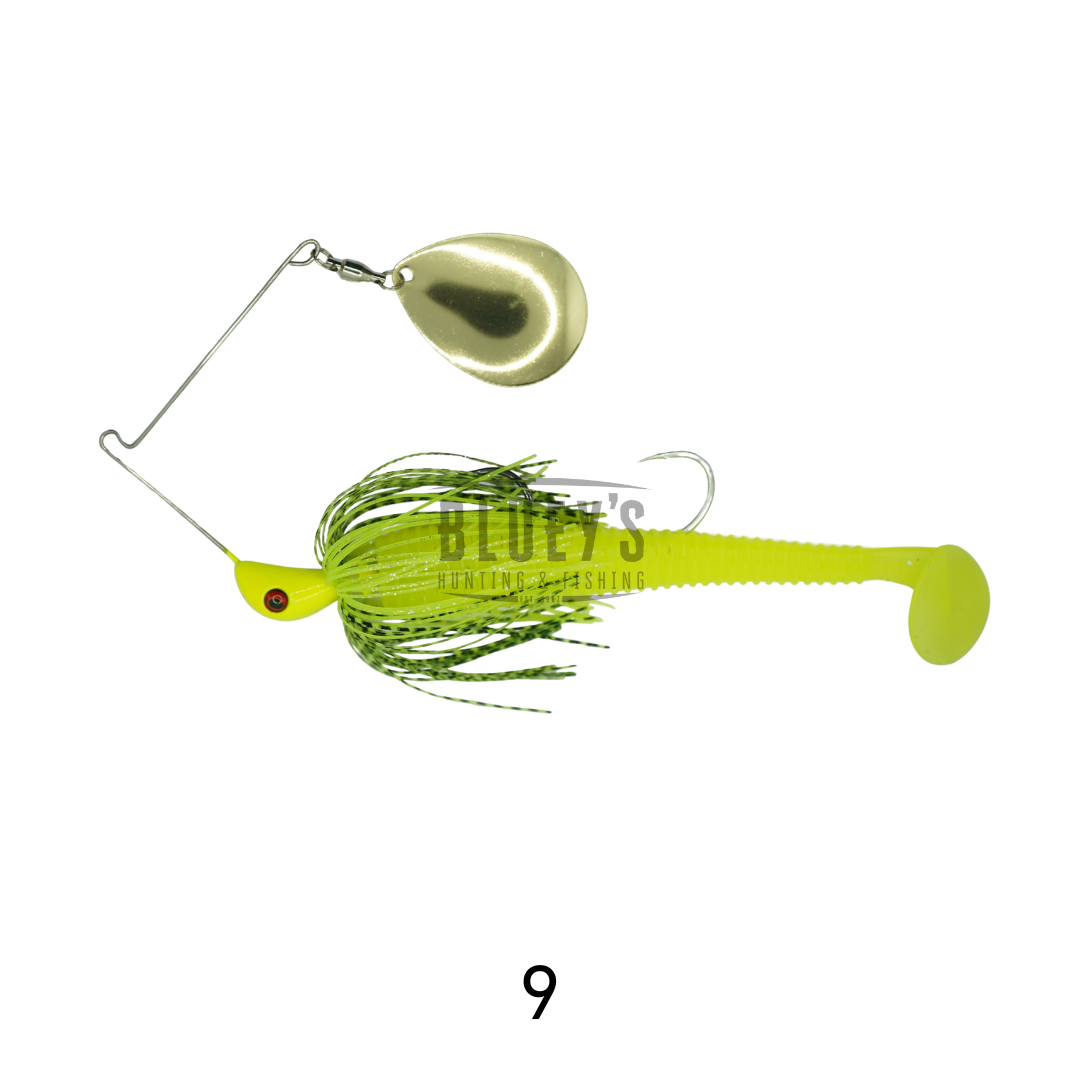 Spinwright 1oz Spinnerbait Single Colorado Rigged 6" [cl:9]