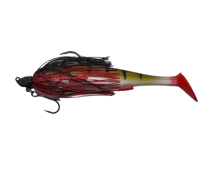 Spinwright 1/2oz Beast Swim Jig X Irukandji 9" [cl:bloodwing]