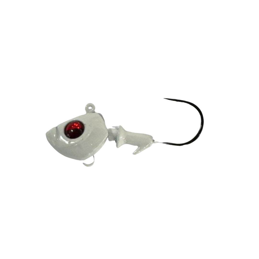 Spinwright White Jig Heads [wt:5g]