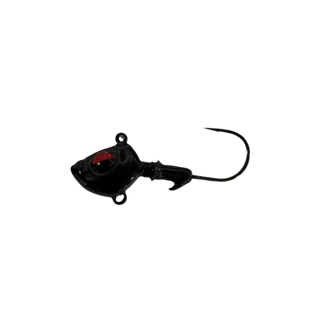Spinwright Black Jig Heads [wt:7g]