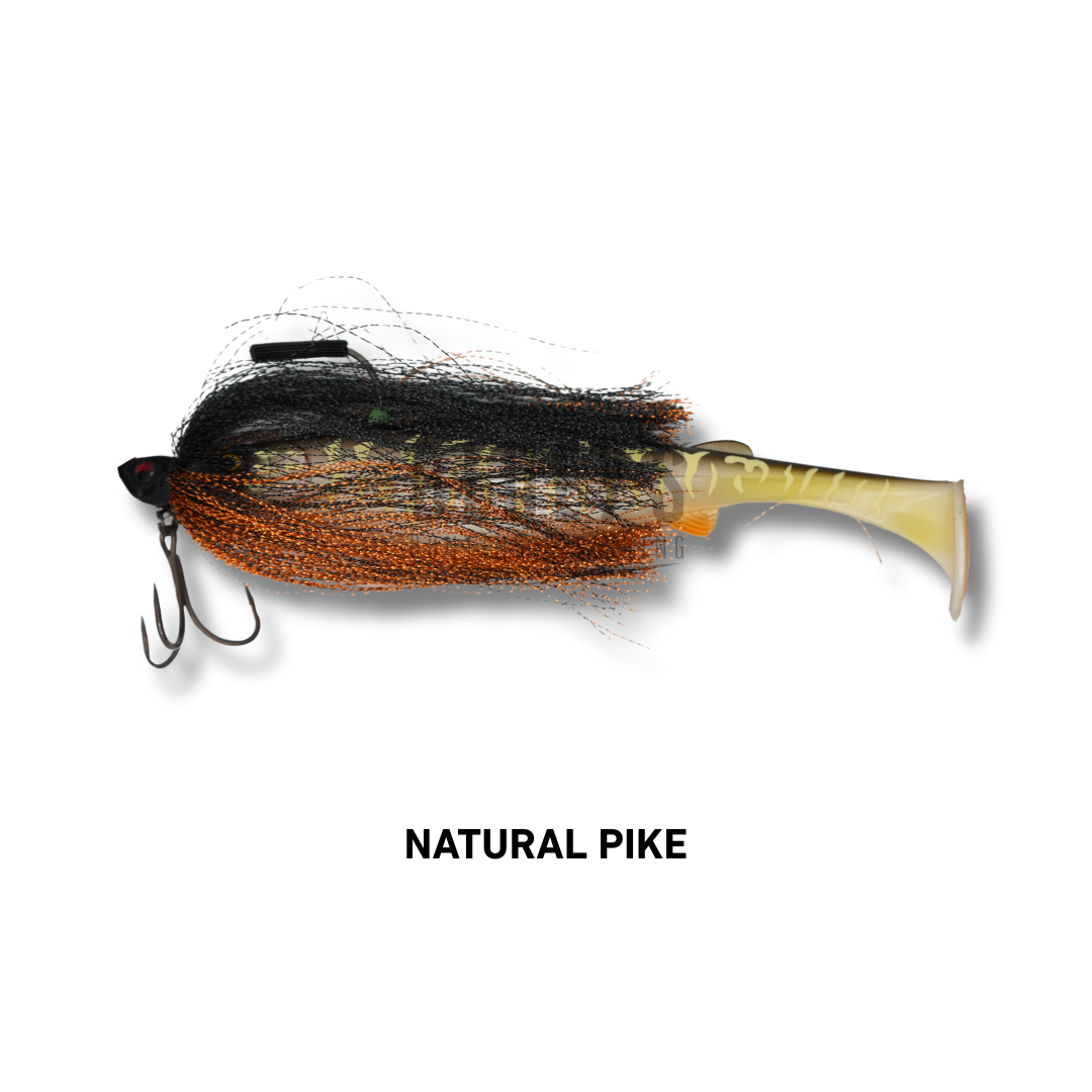 Spinwright 1oz Fluffball X Psx Raijin 220mm [cl:natural Pike]