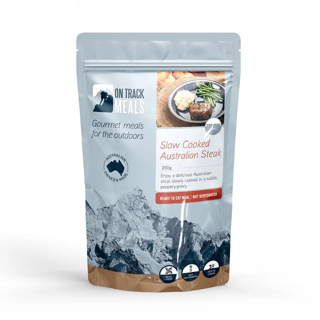 On Track Meals - Premium Range - Slow Cooked Aussie Steak 
