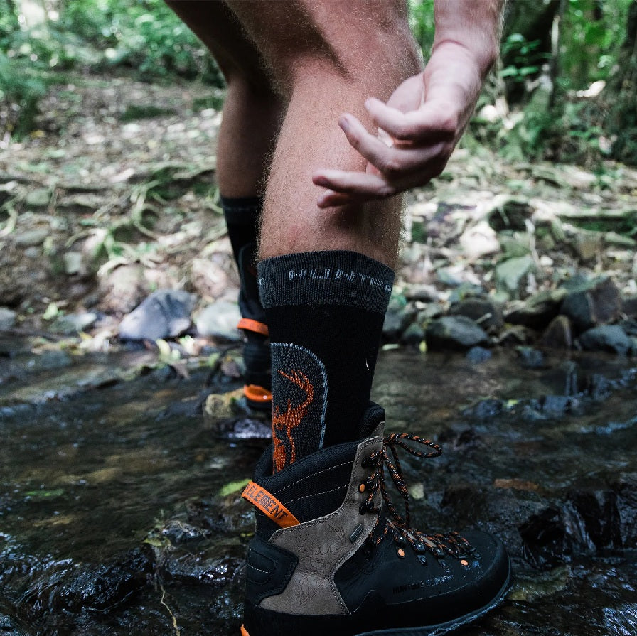 Hunters Element Peak Socks [sz:l/9-11 Cl:slate]