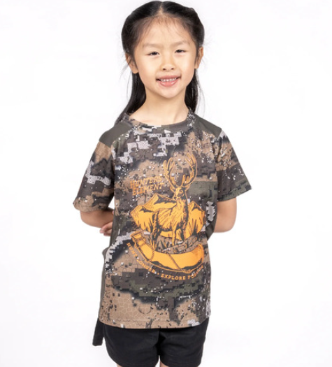 Hunters Element Tyro Roar Vantage Kid's Tee [sz:4 Cl:desolve]