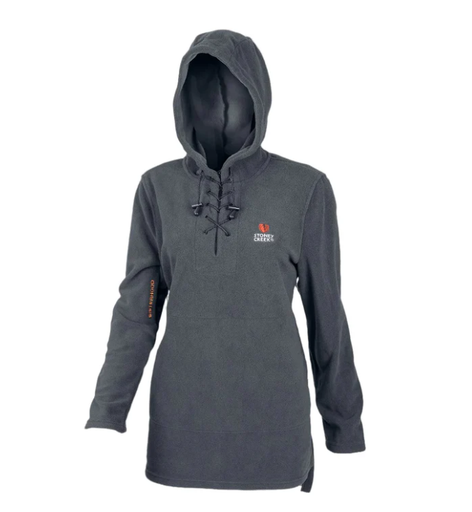 Stoney Creek Womens Fleece Lace Up Hoodie [sz:08 Cl:turbulence]