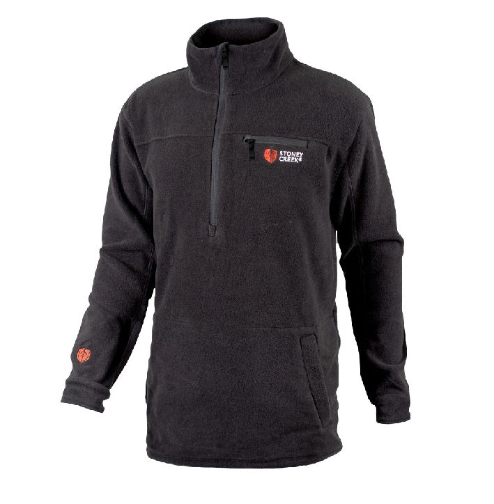 Stoney Creek Quarter Zip Top [sz:s Cl:black]