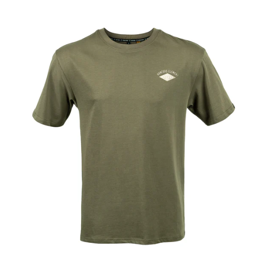 Hunters Element Mens Lux Tee [sz:s Cl:khaki]