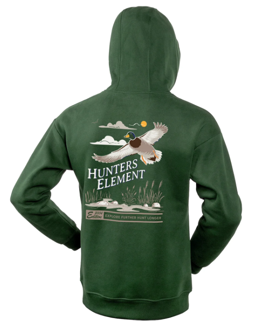 Hunters Element Flare Hoodie [sz:s Cl:kelp]