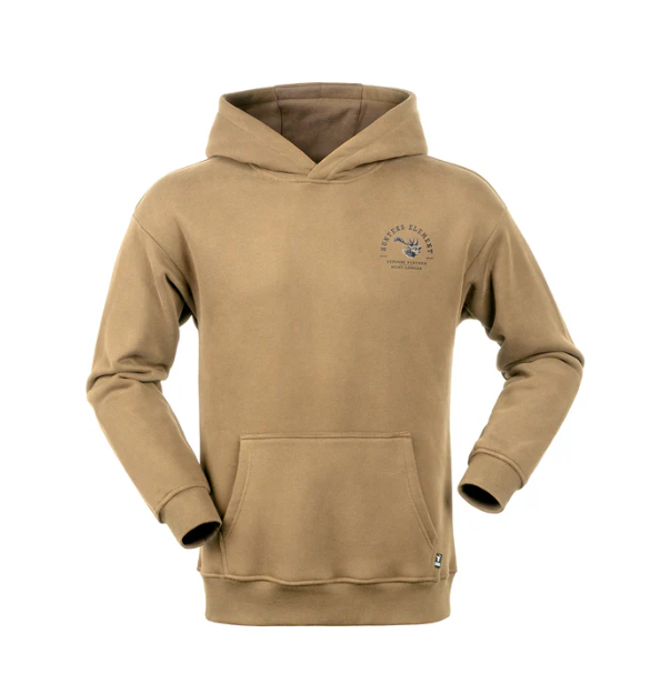 Hunters Element Roaring Stag Hoodie [sz:s Cl:dark Sand]