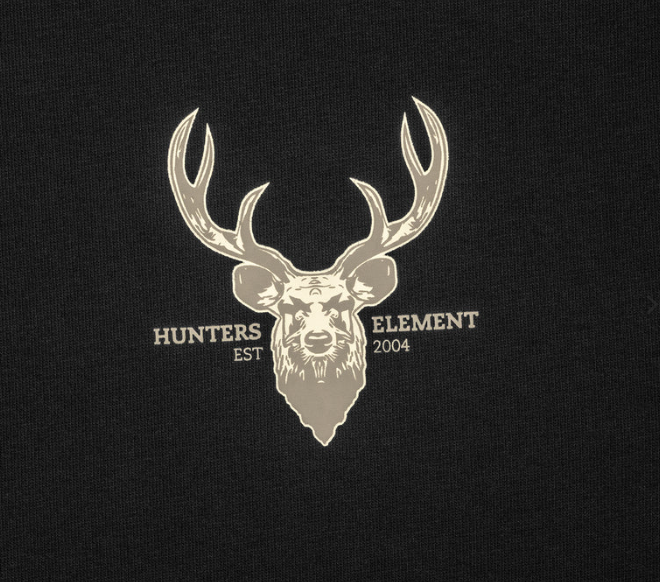 Hunters Element Sambar Tee [sz:s Cl:black]