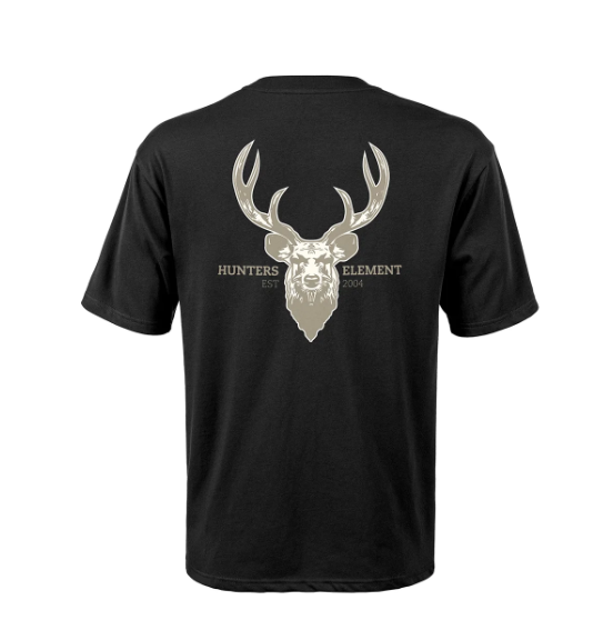 Hunters Element Sambar Tee [sz:s Cl:black]