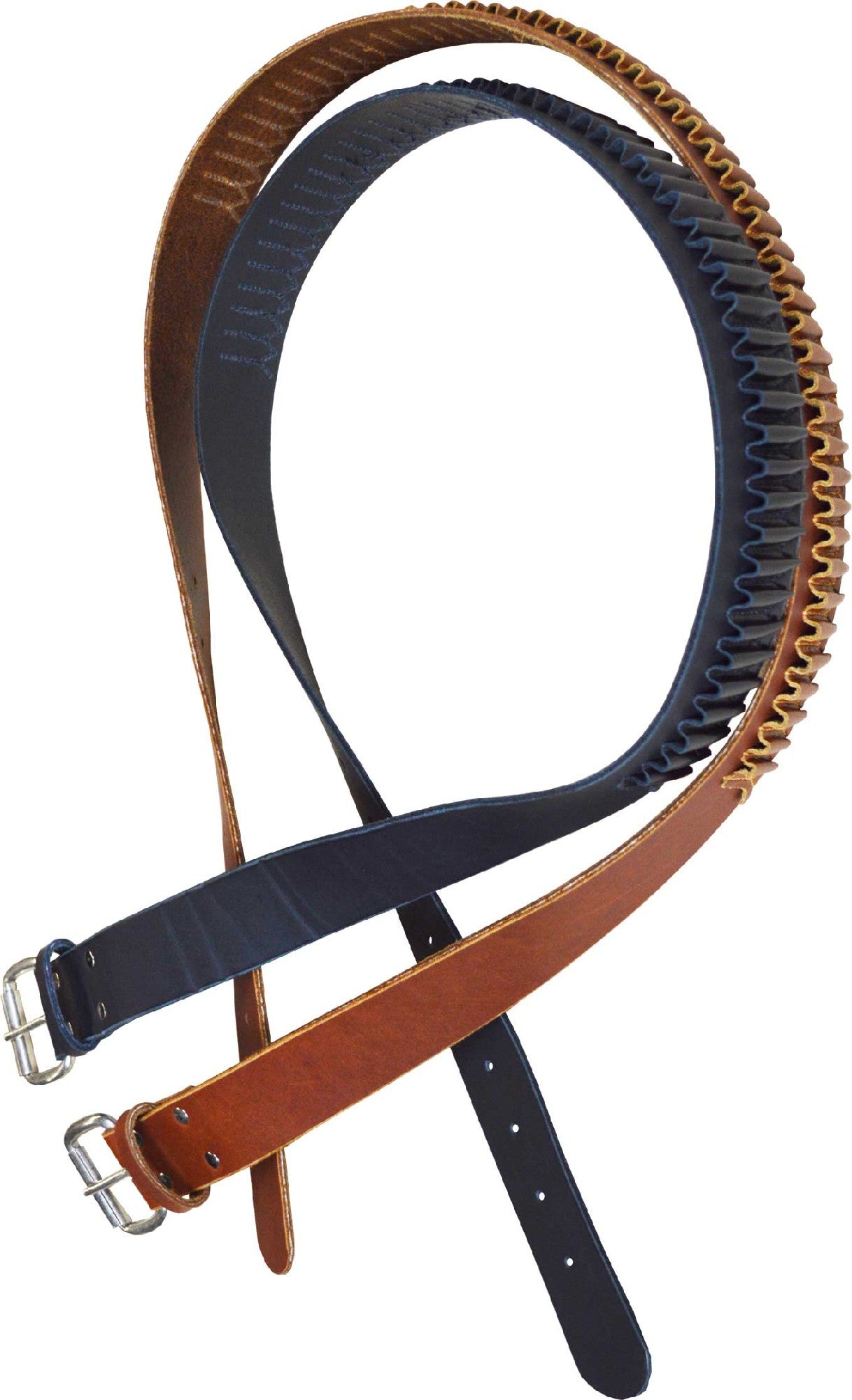 Colonial Leather Black 17 & 22 Cal Belt [sz:32-41 Cl:black]