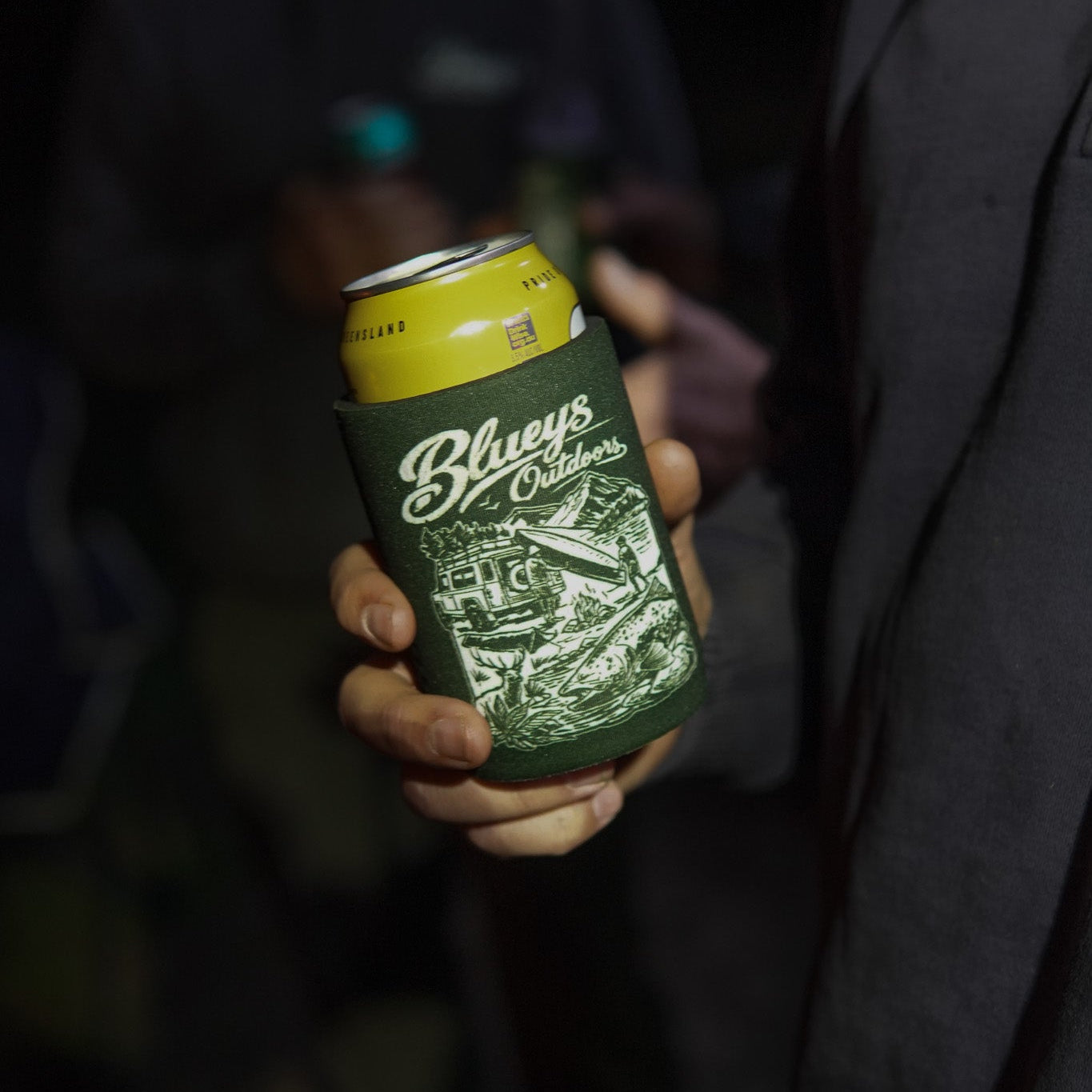 Bluey's Outdoors Camp Scene Stubby Holder
