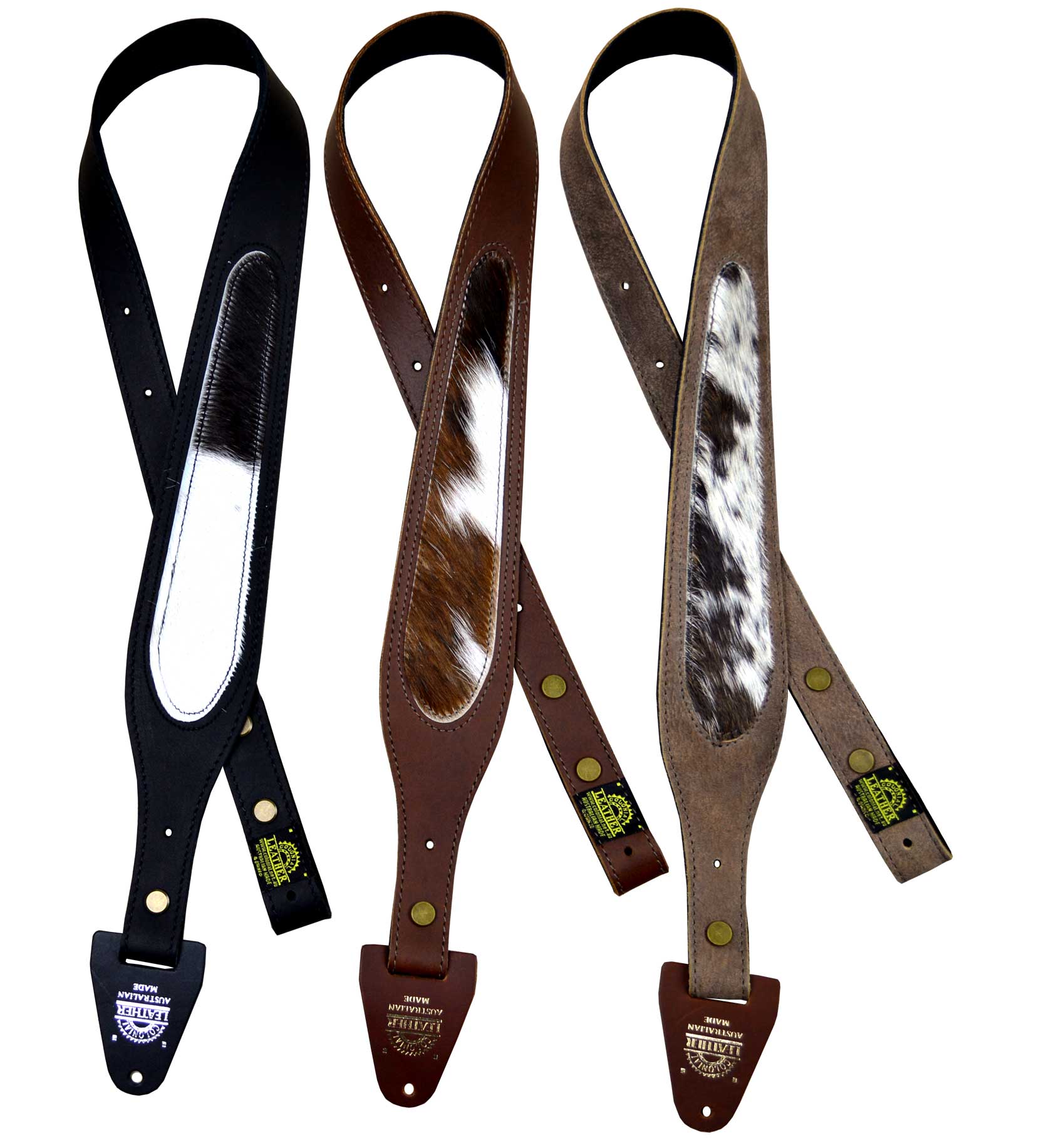 Colonial Leather Sling With Genuine Cowhide Inlay 60mm