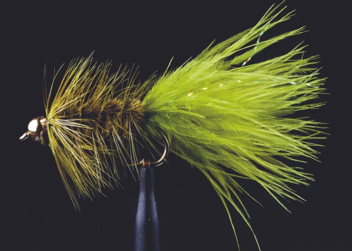 Manic Tackle BH Woolly Bugger Olive Fishing Fly