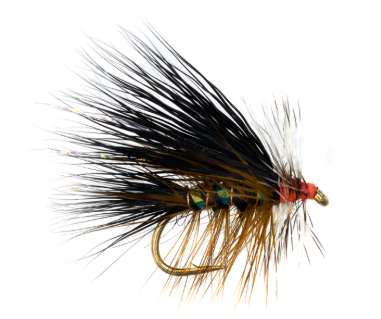 Fulling Mill Jackie's Hot Head Sooty Olive Stimulator Fly