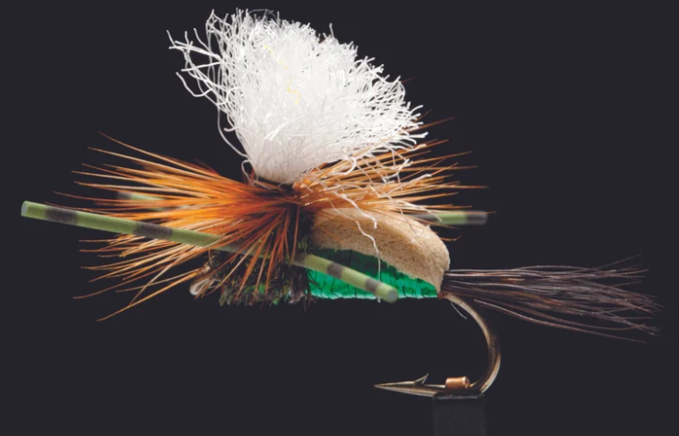 Manic Tackle Para Improved Humpy Green Fishing Fly