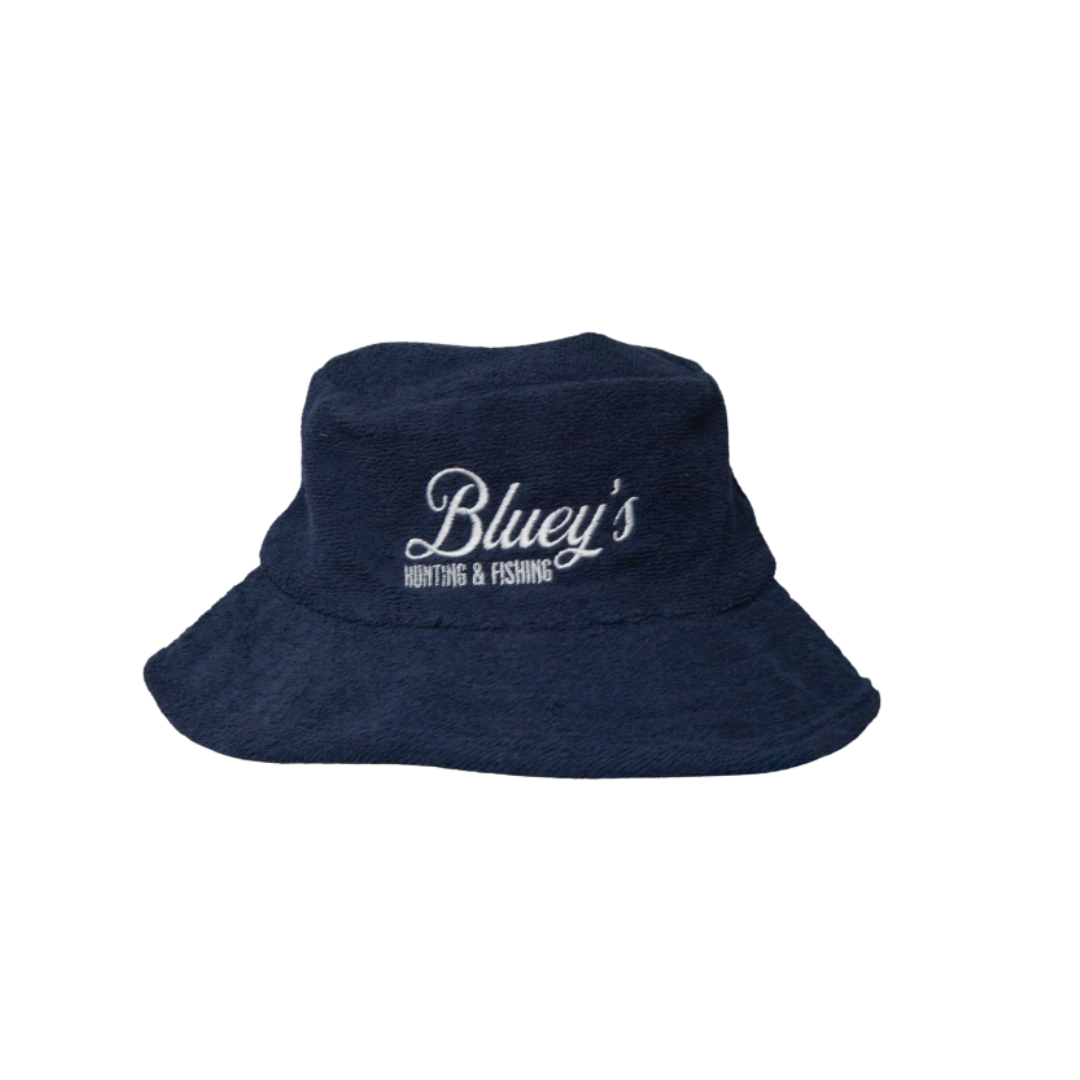 Bluey's Towelling Bucket Hat - Navy