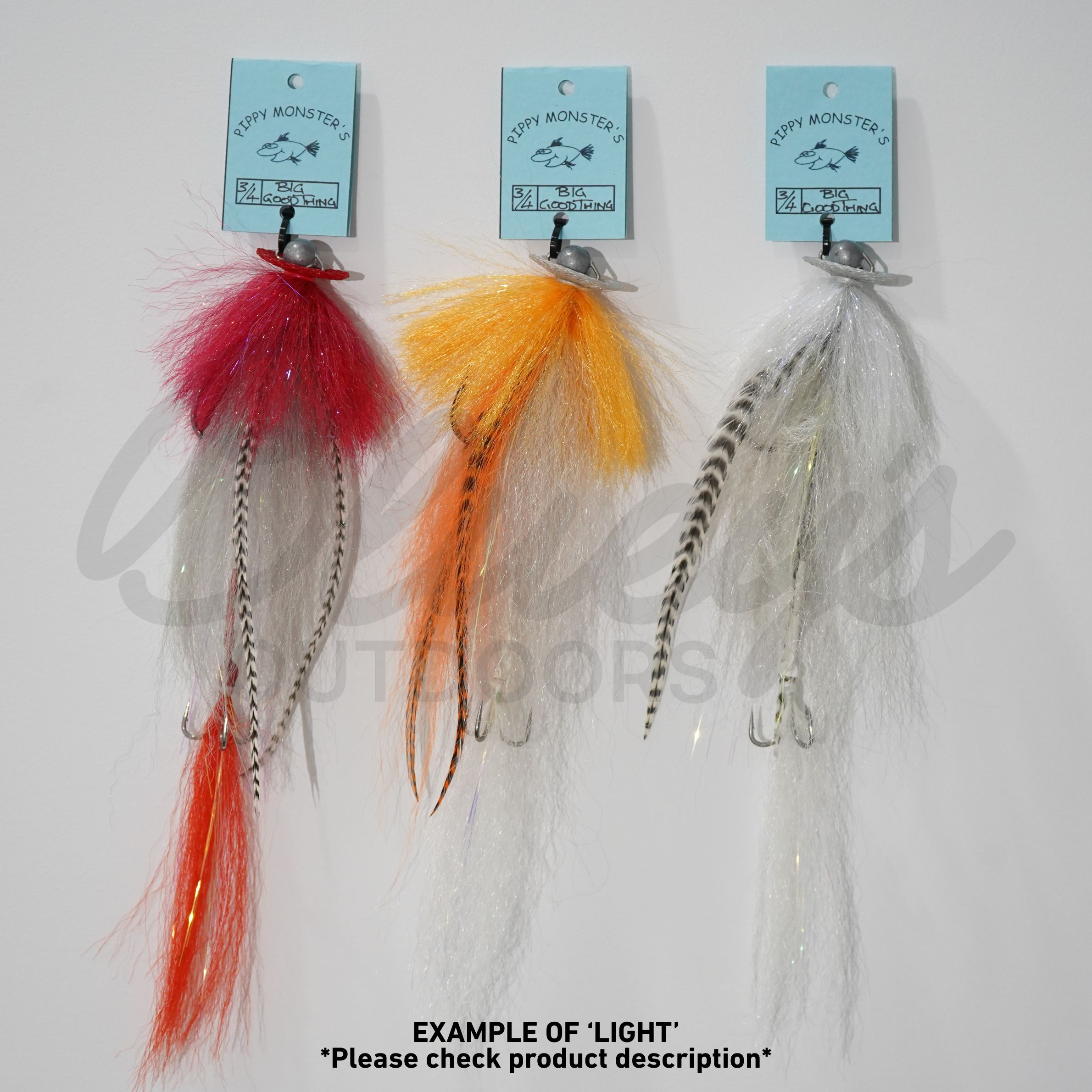 Pippy Monster Big Good Things 3/4oz Cod Flies