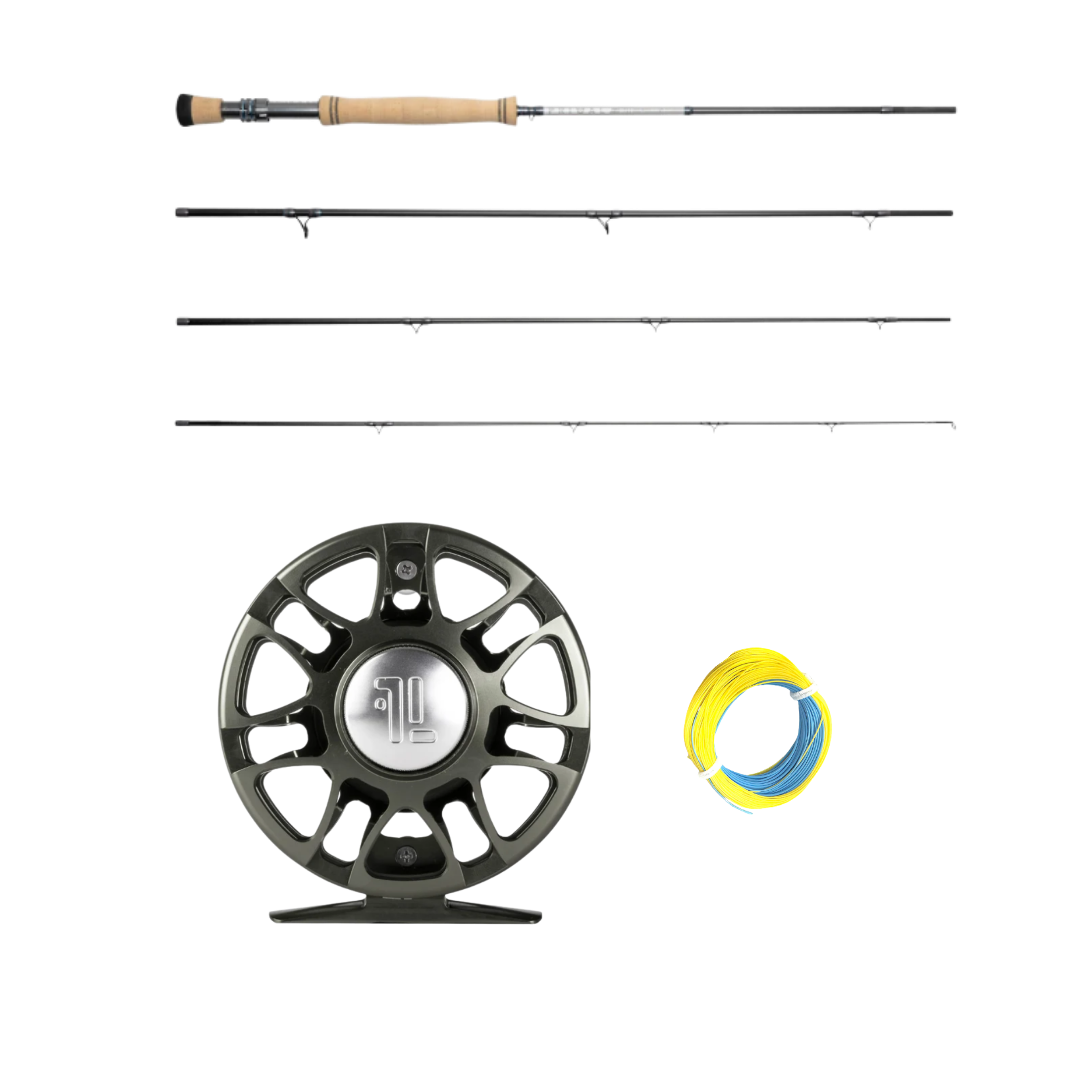 Primal Blitz Cs Fly Rod 8' #8 + Glide 7/8 + Saltwater Coil Wf8I + 50m Backing Package